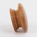 Knob style A 60mm oak lacquered wooden knob